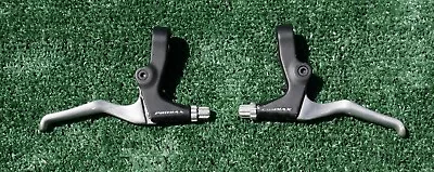 Promax Mountain Bike Hybrid Bicycle Brake Levers V-Brake Black / Silver • $11.99