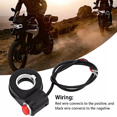 ✈22mm Motorcycle Handlebar Button Switch Horn Switch Control Button For Dirt • $9.76