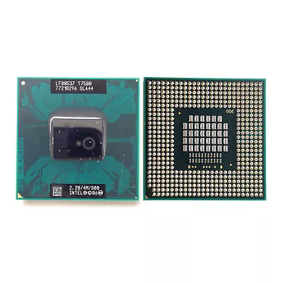 Intel Core 2 Duo T7500 SLA44 SLAF8 2.2 GHZ 4MB 800MHZ Socket P Mobile Processor • £2.40