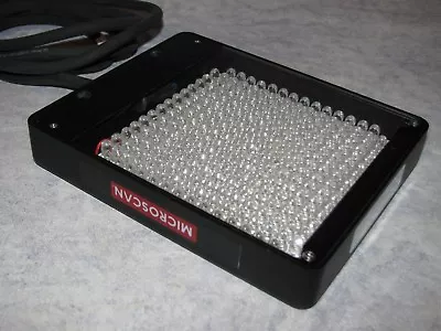 Microscan Nerlite Red 100x100 Strobed Area Array Illuminator NER-011652226 24V • $25
