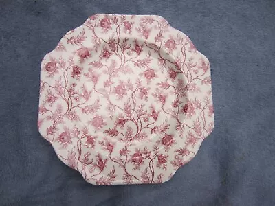 Spode Pink Rosebud Chintz Pattern Dinner Plate - 9 1/8 Inches Wide • $14.95