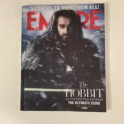 Empire Magazine The Hobbit December 2012 3D Lenticular Cover 5 Only - Thorin • £5.95