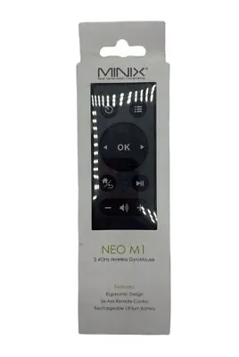 Minix NEO M1 2.4 Ghz Gyromouse Ergonomic Rechargeable Lithium Battery Six-Axis • $8.41