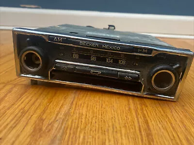 Becker Mexico Cassette Stereo Radio 485 Mercedes Benz W107 W116 W123 W114 W115 • $179.99