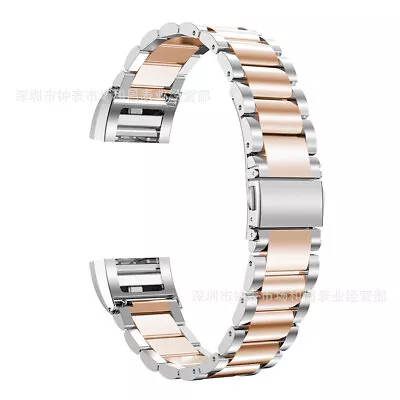 $15.99 • Buy Stainless Steel Charge3 Watch Band Metal Strap Bracelet For Fitbit Charge 4 3 2