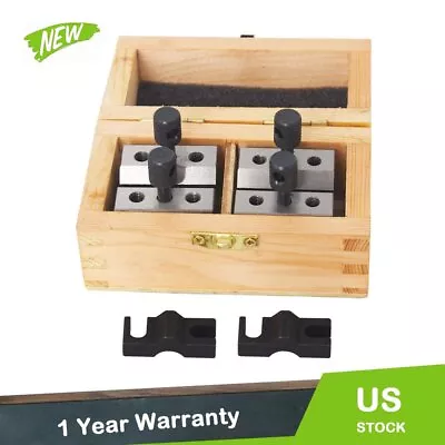 19/32  Capacity Ultra Precision V Block & Clamp Set 1-3/8  X 1-3/8  X 1-3/16  • $30.66