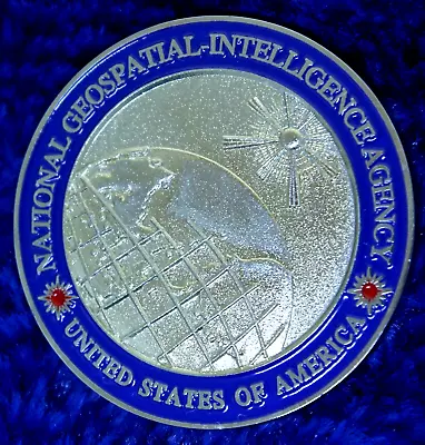 US National Geospatial Intelligence Agency NGA Korea Challenge Coin GO-1 • $35