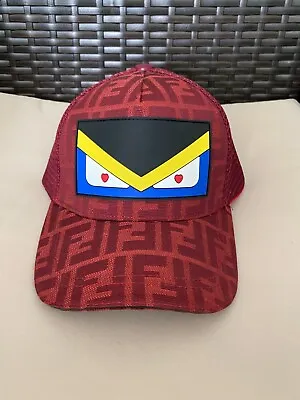 Fendi Monster Hat Mesh Snap Back Trucker  UnisexBaseball Cap • $40