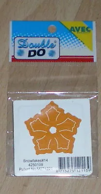 AVEC Double Do SNOWFLAKES #14 Christmas Die 4250109 Released As X-CUT 3.5 X 3.5 • £4.02