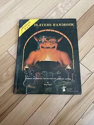 Advanced Dungeons And Dragons Players Handbook 1978 TSR AD&D #2010 • $87