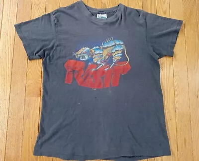 Vintage RATT T-Shirt Concert Tour Band Metal 80s Motley Crue Vain WASP 1983 VTG • $85
