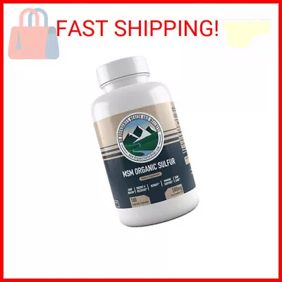 500mg MSM Organic Sulfur Capsules By No Boundaries Health And Wellness – 180 Veg • $28.28