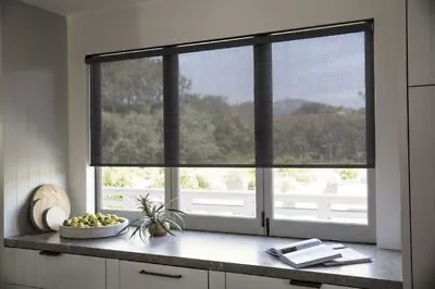 Solar Sun Shade - Custom Made To Your Exact Size - Roller Shade Window Treatment • $235