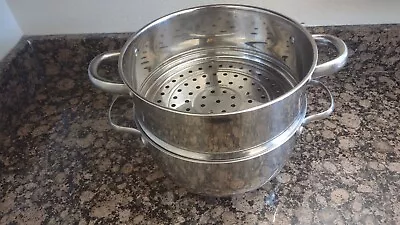 Wolfgang Puck 5 Qt 18-10 Stainless Steel StockPot French Oven With Strainer  • $24.99