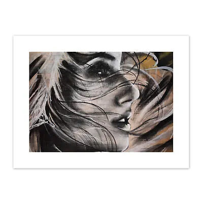 Barbalis Graffiti Woman Girl Wall Street Canvas Wall Art Print • £13.99