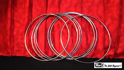£49 • Buy 12 Inch Linking Rings SS (8 Rings) By Mr. Magic - Trick