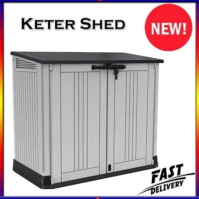 £159.99 • Buy Large Keter Store NOVA Garden Lockable Storage Box XL Shed Outside Bike Bin Tool