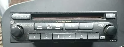 Mitsubishi  Infinity Radio Cd Player W287   TESTED  • $25