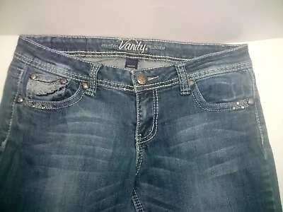 Vanity Dakota Jeans Womens W28 L31 Bootcut Medium Wash Distressed Stretch Denim  • $23.99