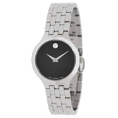 Movado 0607418 Women's Venturi Black Dial Quartz Watch • $271.06