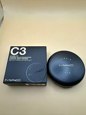 MAC Studio Fix Powder Plus Foundation -#C3 0.52oz-15g BNIB • $20