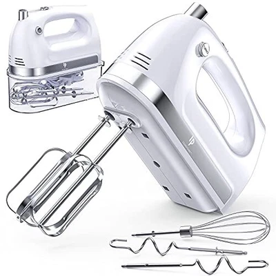 £72.77 • Buy LILPARTNER Hand Mixer Electric 400W Food Mixer 5 Speed Handheld Mixer 5 Stain...