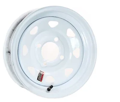 2-Pack Trailer Wheel White Rims 13 X 4.5 Spoke Style 4 Lug On 4 • $77.97