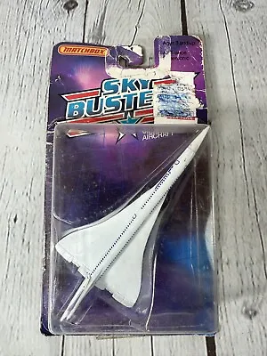 Vintage 1988 Matchbox Sky Busters Air France Supersonic Collectible Plane NEW! • $14.95