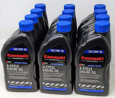 12PK SAE 20W50 4-Cycle Engine Motor Oil OEM# 99969-6298 Quart Bottle • $85