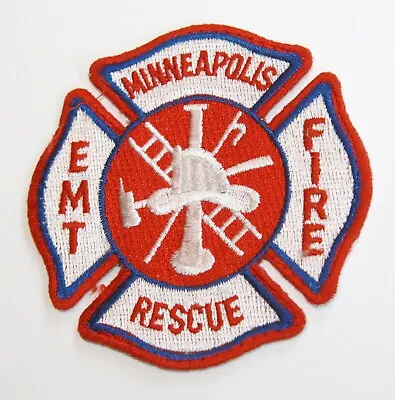 Minneapolis Fire Rescue EMT Patch Embroidered Minnesota Department • $9.94