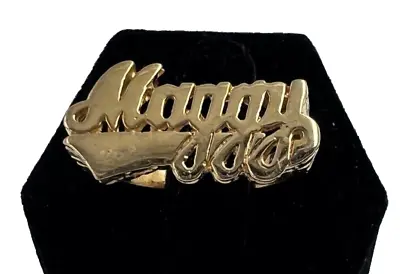 Vintage MAGGY Brass Metal Ring • $9.99