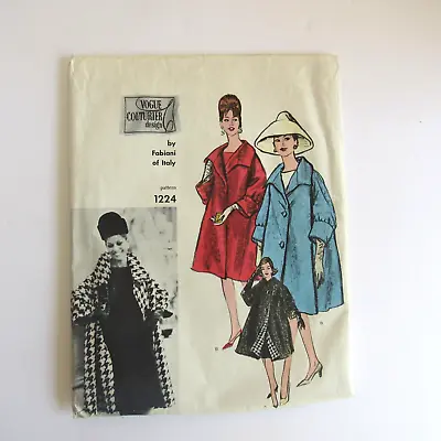 Vintage Sewing Pattern Vogue Couturier Design FABIANI # 1224 FF/complete • $89.99