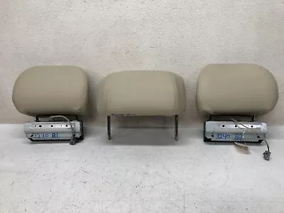 11-18 Volvo S60 Rear Right Left & Middle Seats Headrest Set Beige Oem Lot3240 • $59.49