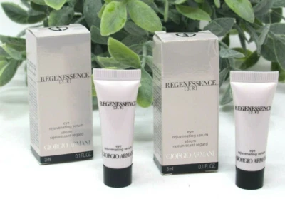 $15.99 • Buy 2 Giorgio Armani Regenessence 3.R Eye Rejuvenating Serum 0.1 Oz Ea. New, In Box