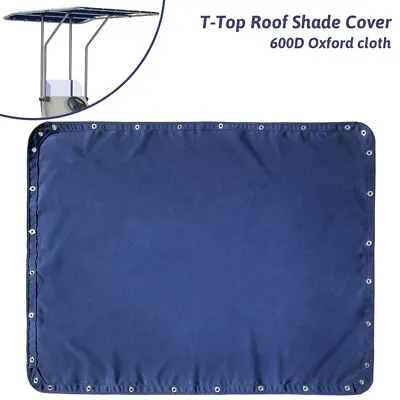 Waterproof T-top Canvas Boat Cover Sunshade Yacht Awning Cloth Patio Garden Set • $103.99