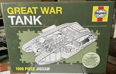 Jigsaw - Haynes - BRAND NEW Great War Tank 1000 Pieces • £18.99