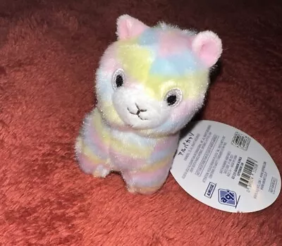 Mini Amuse Alpacasso Rainbow Pastel Alpaca Plush • $7.99