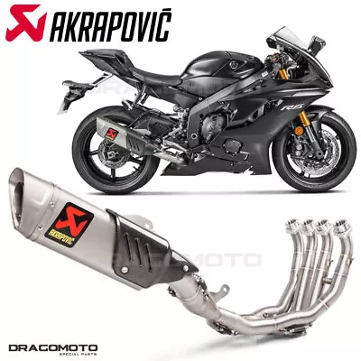 YAMAHA YZF-R6 2008-2022 Full Exhaust AKRAPOVIC RC S-Y6R9-APT • $2147.21