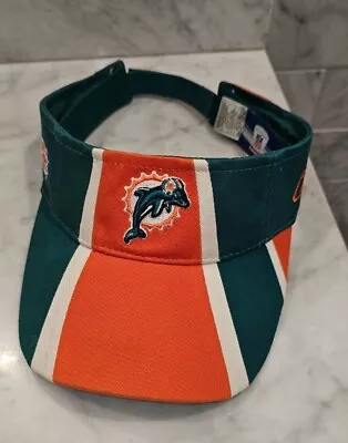 Vintage Miami Dolphins Reebok NFL Equipment Visor Adult Adjustable FREE SHIP • $19.99