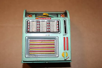 Vintage Select-o-matic Juke Box Mechanical Bank By Haji Japan ~ Working ~ Rare • $110