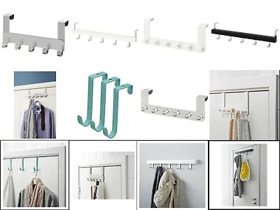 £7.99 • Buy IKEA Wall Hook Over Door Hanger Cloth Storage Towel Rail For Bathroom