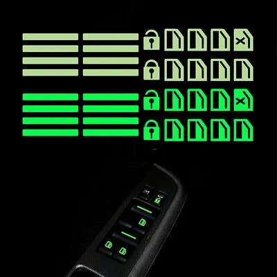 Car Sticker Door Window Switch Luminous Sticker Night Safety Decal Accessories • $11.28