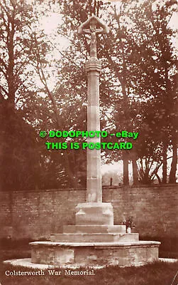 R538671 Colsterworth War Memorial. RP • £7.99