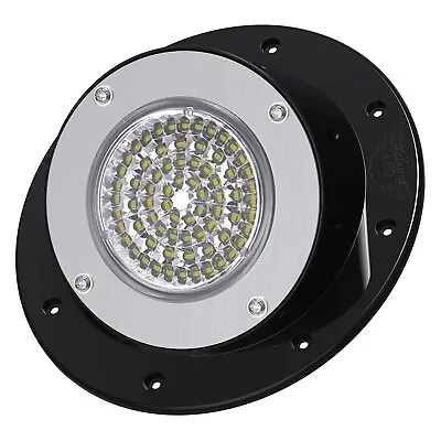 $44.99 • Buy RV LED Porch Flood Light Round Clear Lens Camper RV Trailer Black Exterior