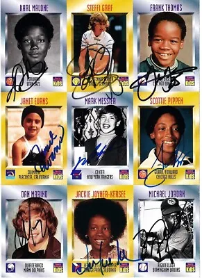 Michael Jordan Graf Marino Messier Pippen Signed 1996 SI For Kids Card Sheet JSA • $3666.66