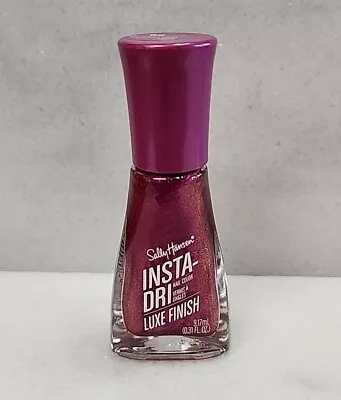 Sally Hansen Insta-Dri Nail Polish Luke Finish-#66 The Queen's Velvet 0.31 Fl • $7