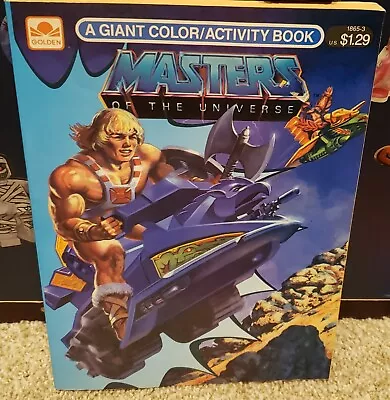 Vintage 1985 He-Man & Masters Of The Universe Golden Coloring And Activity Book • $14.98