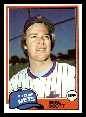 1981 Topps Mike Scott #109 New York Mets • $1.99
