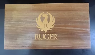 Ruger Wood Storage Box 17 X 9 X 4 Inches With Removable Foam - FREE SHIPPING • $59