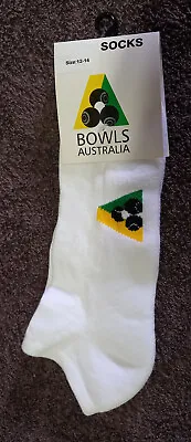 Superior Cotton No Show Footlet  Socks Bowls Australia Approved 3 Sizes • $12